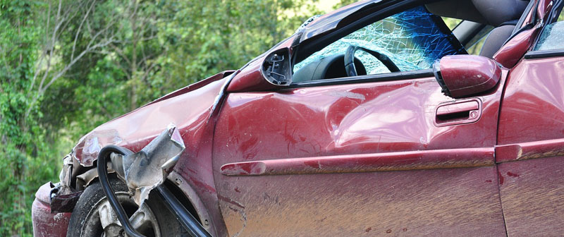 car rental damage in an accident